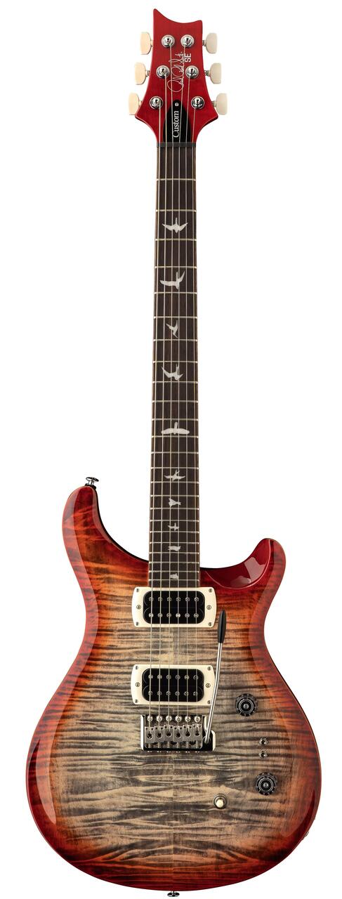 PRS SE Custom 24-08 Electric Guitar in Charcoal Cherry Burst (2026